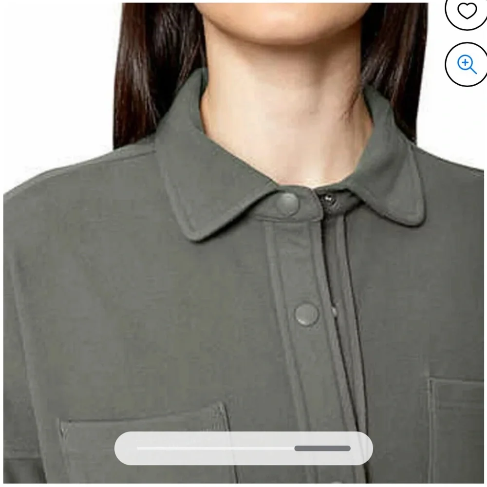 NWT Ladies Cozy Button Up Shirt - Picture 5 of 5